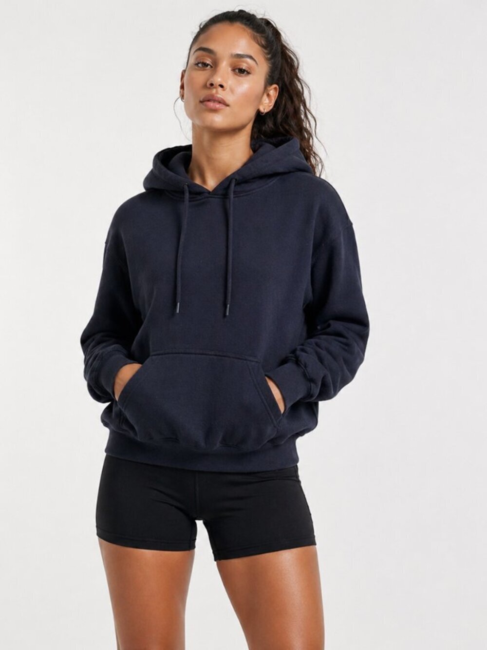 PACIFIC & Co Hoodie Pullover Sweatshirt Navy Blue M - Picture 2 of 11